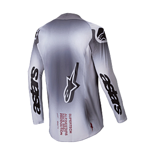 Alpinestars Motocross Jersey Supertech Maker - Silver / Black