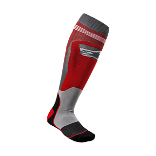 Alpinestars Motocross Socks MX PLUS-1 - Red / Grey