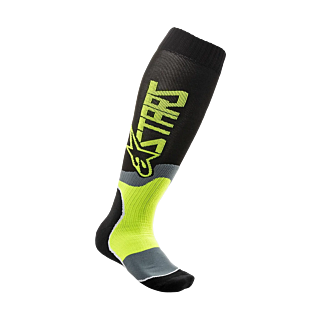 Alpinestars Motocross Socks MX PLUS-2 - Black / Fluo Yellow