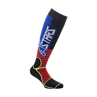 Alpinestars Motocross Socks MX PRO - Red / Fluo Yellow / Blue
