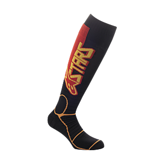 Alpinestars Motocross Socks MX PRO - Black / Yellow / Tangerine