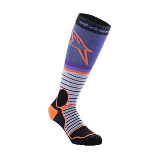 Alpinestars Motocross Socks MX PRO - Black / Grey / Purple