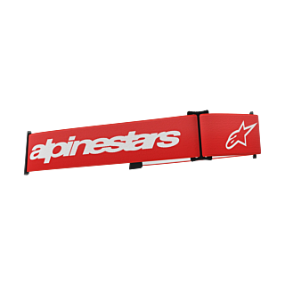 Alpinestars Motocross Goggle Strap Supertech - Red / White