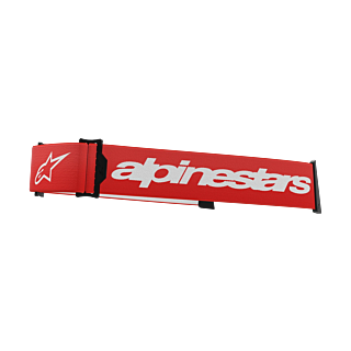 Alpinestars Motocross Goggle Strap Supertech - Red / White