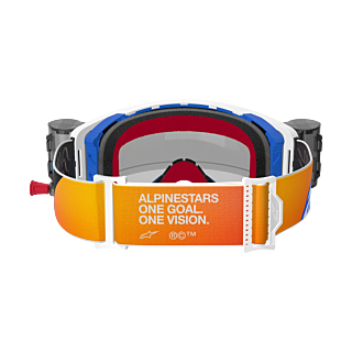 Alpinestars Motocross Goggle Roll-Off Supertech Corp - Blue / Orange - Clear