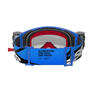 Alpinestars Motocross Goggle Roll-Off Supertech Stream - Blue - Clear