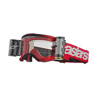 Alpinestars Motocross Goggle Roll-Off Vision 5 Blaze - Red - Clear