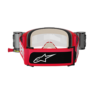 Alpinestars Motocross Goggle Roll-Off Vision 5 Blaze - Red - Clear