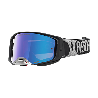 Alpinestars Motocross Goggle Supertech Atrox - Black / Silver - Mirror Pink