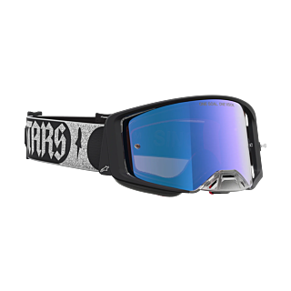 Alpinestars Motocross Goggle Supertech Atrox - Black / Silver - Mirror Pink