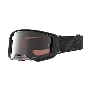 Alpinestars Motocross Goggle Supertech Cloak - Black - Mirror Silver