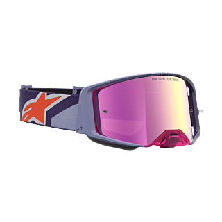 Alpinestars Motocross Goggle Supertech Hiten - Purple / Red - Mirror Pink