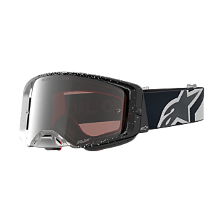 Alpinestars Motocross Goggle Supertech Hiten - White / Black - Mirror Silver