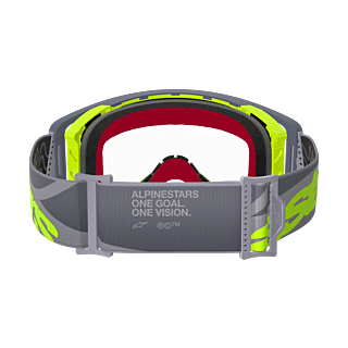 Alpinestars Motocross Goggle Supertech Stream - Grey / Yellow / Black - Clear