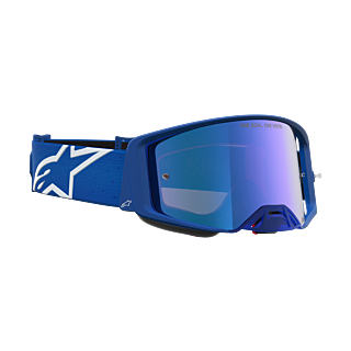 Alpinestars Motocross Goggle Supertech Vesta - Blithe Blue / White - Mirror Blue