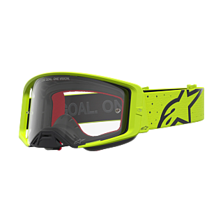 Alpinestars Motocross Goggle Supertech Vesta - Fluo Yellow / Black - Clear