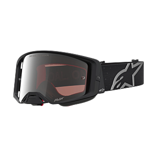 Alpinestars Motocross Goggle Supertech Vesta - Matte Black / Silver - Mirror Silver
