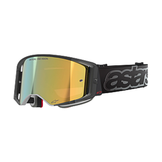 Alpinestars Motocross Goggle Supertech Vista - Black - Mirror Gold