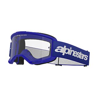 Alpinestars Motocross Goggle Vision 3 Wordmark - Blue - Clear