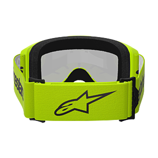 Alpinestars Motocross Goggle Vision 3 Wordmark - Fluo Yellow - Mirror Silver