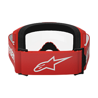 Alpinestars Motocross Goggle Vision 3 Wordmark - Red - Clear