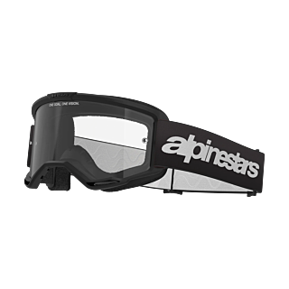 Alpinestars Motocross Goggle Vision 3 Wordmark - Black - Clear