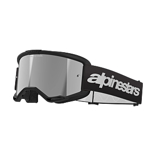 Alpinestars Motocross Goggle Vision 3 Wordmark - Black - Mirror Silver