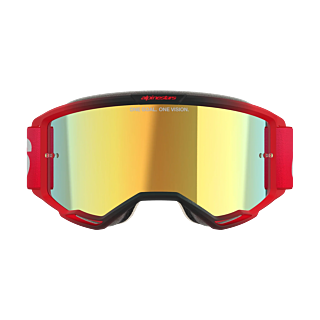 Alpinestars Motocross Goggle Vision 5 Blaze - Red - Mirror Gold