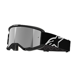 Alpinestars Motocross Goggle Vision 5 Corp - Black - Mirror Silver