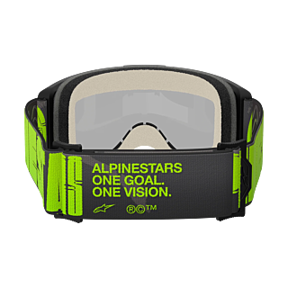 Alpinestars Motocross Goggle Vision 5 Hollow - Charcoal / Fluo Yellow - Mirror Silver