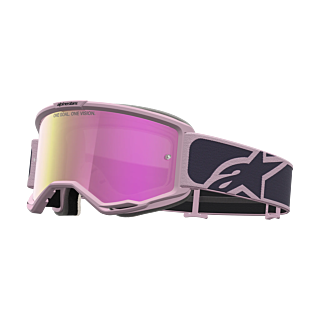 Alpinestars Motocross Goggle Vision 5 Rora - Graystone / Old Pink - Mirror Pink