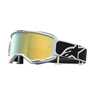 Alpinestars Motocross Goggle Vision 5 Rora - Black / White - Mirror Gold