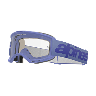 Alpinestars Motocross Goggle Vision 5 Wordmark - Purple - Clear