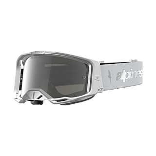Alpinestars Motocross Goggle Vision 8 Amber - White / Silver - Mirror Silver