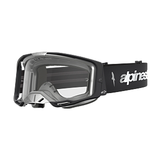 Alpinestars Motocross Goggle Vision 8 Amber - Black / Silver - Clear