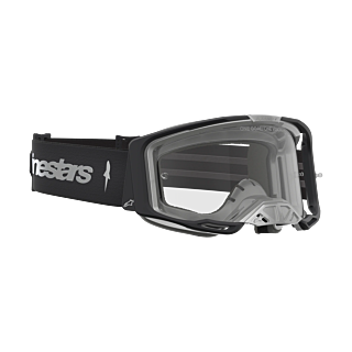 Alpinestars Motocross Goggle Vision 8 Amber - Black / Silver - Clear