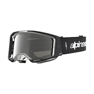 Alpinestars Motocross Goggle Vision 8 Amber - Black / Silver - Mirror Silver