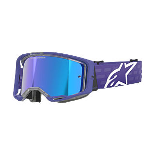 Alpinestars Motocross Goggle Vision 8 Corp - Purple - Mirror Blue