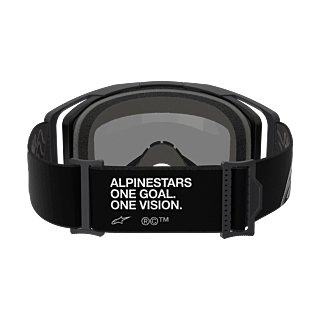 Alpinestars Motocross Goggle Vision 8 Corp - Black - Mirror Red