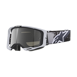 Alpinestars Motocross Goggle Vision 8 Lahnd - Iron / Camo - Mirror Silver