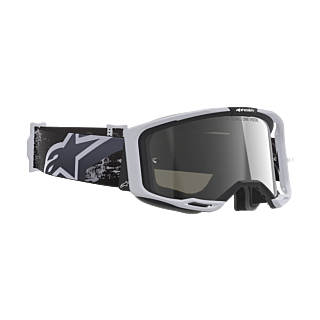 Alpinestars Motocross Goggle Vision 8 Lahnd - Iron / Camo - Mirror Silver