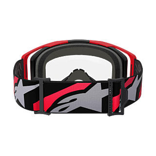 Alpinestars Motocross Goggle Vision 8 Luar - Red / Black - Clear