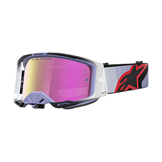 Alpinestars Motocross Goggle Vision 8 Maven - Lavender / Black - Mirror Pink
