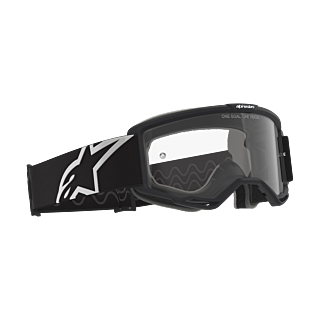 Alpinestars Motocross Goggle Vision OTG - Black / Grey - Clear