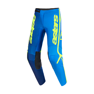 Alpinestars Motocross Pants 2026 Fluid Apex - Blue / Fluo Yellow