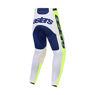 Alpinestars Motocross Pants 2026 Racer Air Riway - Light Grey / Fluo Yellow / Blue