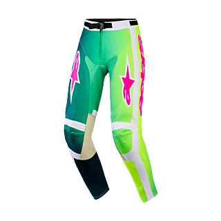 Alpinestars Motocross Pants 2026 Racer Portl - Green / White / Black