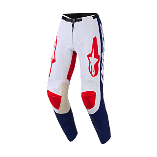 Alpinestars Motocross Pants 2026 Racer Riway - White / Blue / Red