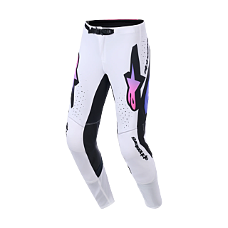 Alpinestars Motocross Pants 2026 Supertech Pro Vista - White / Purple / Black