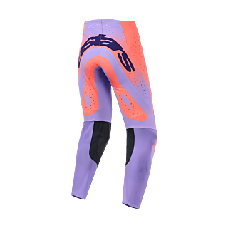 Alpinestars Motocross Pants 2026 Supertech Scenz - Hot Coral / Purple